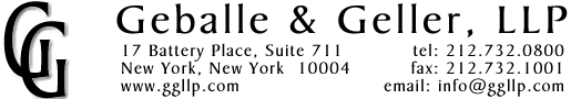 Geballe & Geller, New York Attorneys